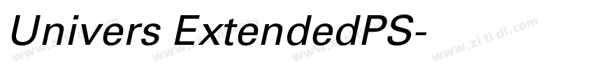 Univers ExtendedPS字体转换